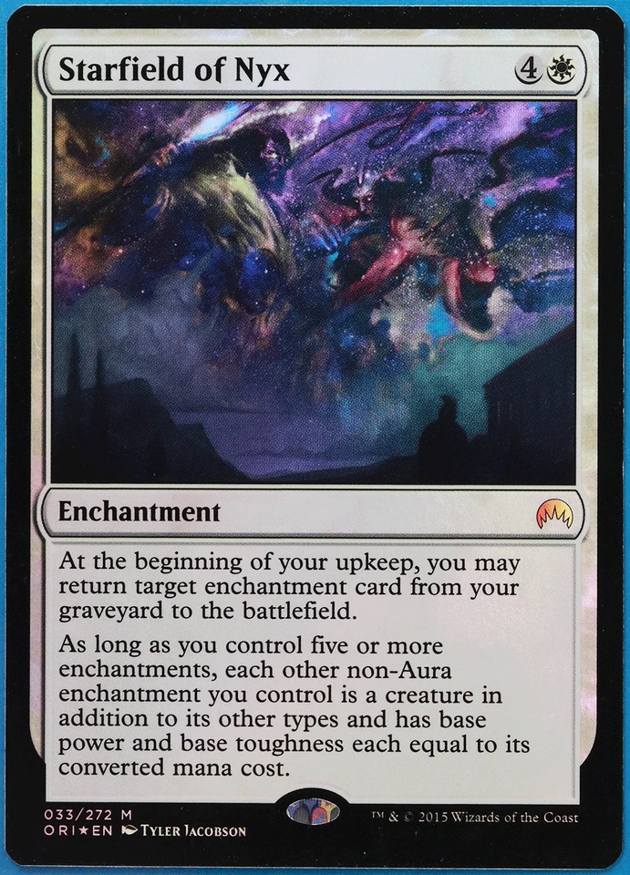 Starfield of Nyx FOIL Magic Origins HEAVILY PLD CARD (498826) ABUGames - Image 1 of 2