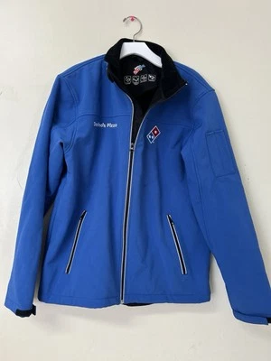 Casaco Dominos Gear azul manga comprida adulto LG resistente ao vento e à água pizza - Imagem 1 de 4