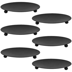  Bandeja creativa 3 PIEZAS Decoraciones de mesa para fiesta Plato de velas de hierro - Imagen 1 de 12