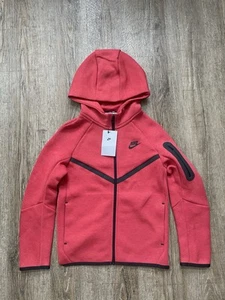 Nike Sportswear Tech Fleece Big Kid’s Full Zip Hoodie Sz Small HV5867-672 - Picture 1 of 3