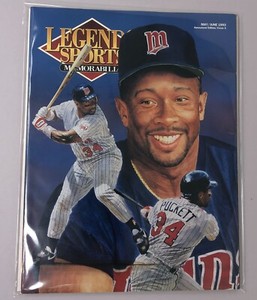 Legends Sports Memorabilia Magazine, Kirby Puckett (#45 May/June 1993) VF/NM