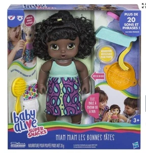 Baby Alive Super Snacks Snackin’ Noodles Baby, AA Doll that Eats & Poops #C0965 - Picture 1 of 4