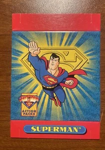 Superman Action Packs 1996 DC Skybox Pop-Out Promo Card #P1 - Picture 1 of 4