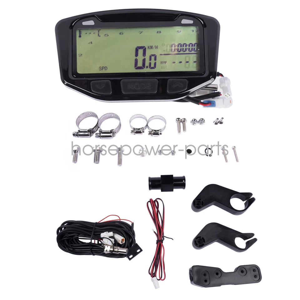 Kit de temperatura velocímetro velocímetro 752-119 para Honda Yamaha Suzuki 1995-2019 Foto 1 de 4