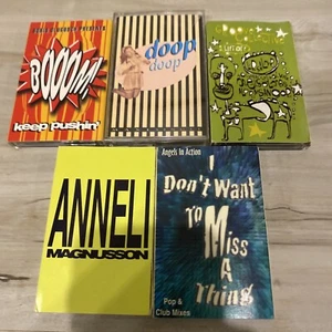 5 DANCE VINTAGE CASSETTE LOT BORIS DLUGOSCH DOOP GROOVE COLLECTIVE ANGELS ANNELI - Picture 1 of 2