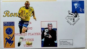 FIFA MENS 2002 WORLD PLAYER OF THE YEAR RONALDO FDC MADRID - Picture 1 of 3