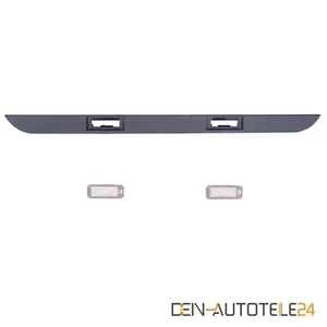 GRIFFLEISTE + LED KENNZEICHENBELEUCHTUNG PASSEND FÜR Citroën Jumper Peugeot - Picture 1 of 6