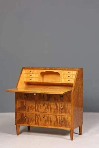 Edler Sekretär im Art Deco Stil Antik um 1930 Büro Kommode Schreibkommode - Bild 1 von 12