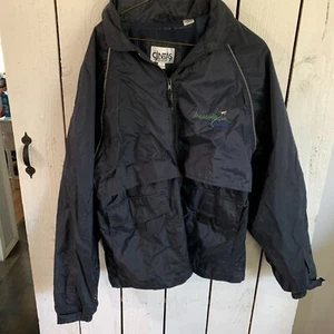 Cintas Work Jacket Mens Medium Black Full Zip Bomber Uniform Workwear - Picture 1 of 7