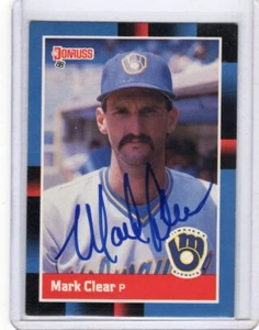 1988 Donruss #372 Mark Autografo Chiaro - Foto 1 di 2