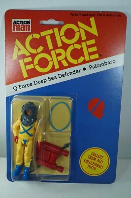 Action Force G I JOE Q-Force Deep Sea Defender Diver Excellent Palitoy Euro MOC! - Image 1 of 4