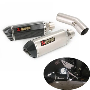 For Kawasaki Ninja ZX6R ZX636 ZX600R 2009-2023 Exhaust Pipe Muffler Silencers - Picture 1 of 13