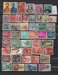 FRANCOBOLLI STAMPS LOTTO SPAGNA USATI (L20107) - Picture 1 of 1