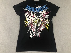 TNA Knockouts Womens Tribal Graphic Wrestling T Shirt Large Short Sleeve KO - Picture 1 of 7