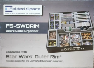 Folded Space Insert: Star Wars Outer Rim & Unfinished Business Expansion - New - Picture 1 of 1