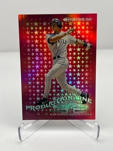 1997 DONRUSS ALEX RODRIGUEZ LINEA DI PRODUZIONE 809/496 ERRORE N. 16 MARINER - Foto 1 di 2