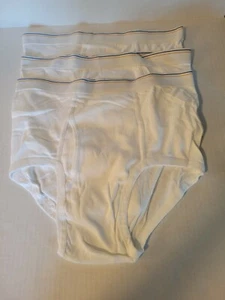 Vintage Fruit of the Loom Underwear Briefs 3 Pair Drawers MADE IN USA Size 40 - Picture 1 of 5
