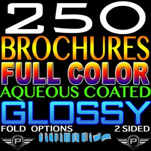 FOLLETO 250 11"" X 17"" A TODO COLOR 2 CARAS 100 LB RECUBIERTO ACUOSO BRILLANTE - PLEGADO - Imagen 1 de 1