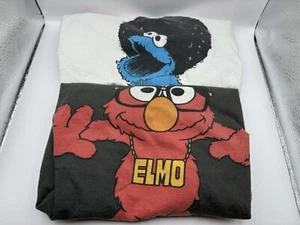 2 - Sesame Street Shirts - Size Medium - Cookie Monster And Elmo - Picture 1 of 7