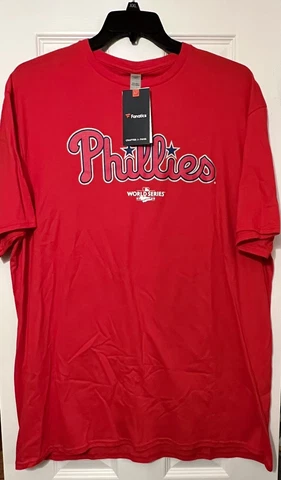 NWT! Bryce Harper #3 Philadelphia Phillies World Series 2022 T-Shirt XL Unisex Cover