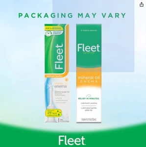 Aceite mineral laxante Fleet Enema, 4,5 fl oz (paquete de 2) - Imagen 1 de 1