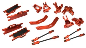 Kit Aggiornamento Sospensioni Lavorate Billetta Rossa per Arrma 1/10 Kraton 4X4 4S V2 BLX - Foto 1 di 1