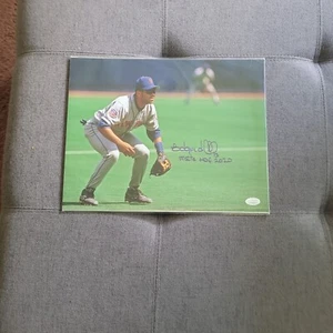 Edgardo Alfonzo Autographed 11x14 Photo with Mets HOF 2020 Jsa Authentication - Picture 1 of 3