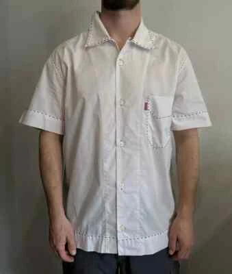 CAMISA VAQUERA VINTAGE LEVIS TIPO 1 BLANCA MANGA CORTA HOMBRE Foto 1 de 4