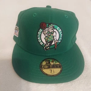 Boston Celtics 2024 NBA Champions New Era 59Fifty Fitted Hat 7-1/4 Kelly Green - Picture 1 of 6