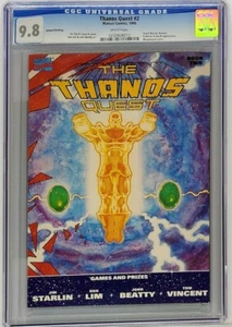 Thanos Quest 2 CGC 9.8 2nd Printing Infinity Gauntlet Top Census Grade - Picture 1 of 6