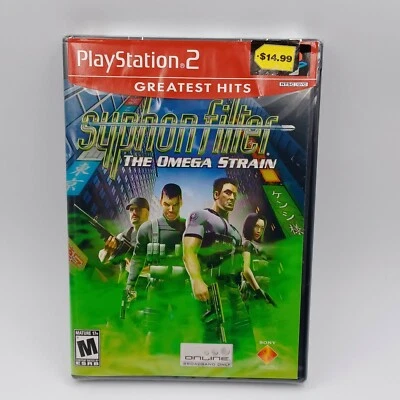 PS2 Syphon Filter: The Omega Strain Sony PlayStation 2 Game Greatest Hits Sealed - Image 1 of 4