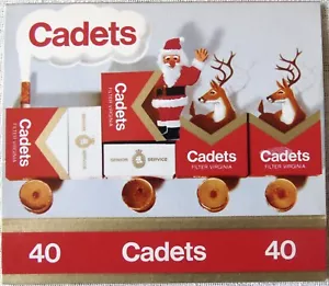 Vintage Senior Service Cadets Christmas Sleeve For 40 Cigarettes C1970s - Picture 1 of 2