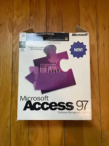 MICROSOFT ACCESS 97 UPGRADE Data Management System, complete in box - Picture 1 of 4