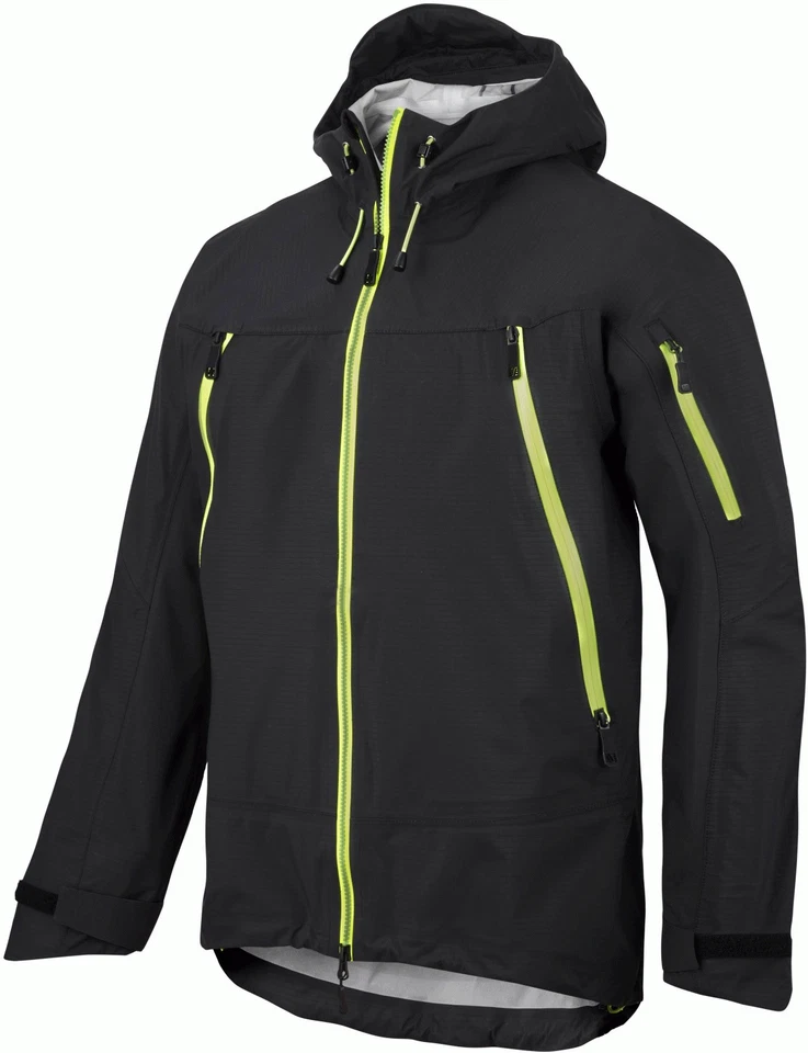 Snickers 1300 Black FlexiWork, Stretch Waterproof Shell Jacket - Image 1 of 1