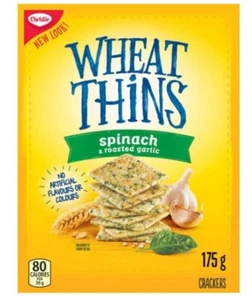 8 x Christie Weizendünner Spinat & gerösteter Knoblauch Cracker je 175g  - Bild 1 von 1