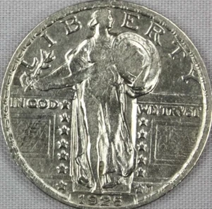 1925-p Standing Liberty Quarter. High Grade FREE SHIPPING - Picture 1 of 2