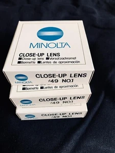 Minolta Close Up Lens 49mm No 1 - NOS - Picture 1 of 2