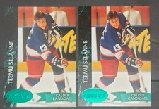 (2) 1991-92 PARKHURST TEEMU SELANNE #209 SP ROOKIE CARD LOT EMERALD ICE PARALLEL