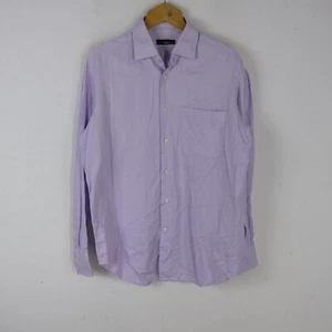 Aldo Bossola Hemd Größe 43 Herren Logo bequem Baumwolle praktisch Langarm - Bild 1 von 3