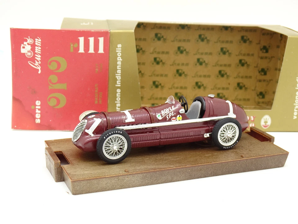 Brumm 1/43 - Maserati 8 Cilindro Indianapolis 1940 Wilbur Show R111 - Immagine 1 di 1