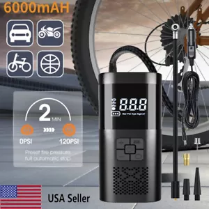 Wireless Car Air Compressor Pump For Motorcycles Bicycle Tire Pressure Monitor - Picture 1 of 49