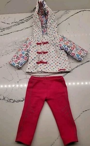 American Girl Puppe Outfit Hit the Slopes Jacke Hose EUC Pink AG Logo - Bild 1 von 8