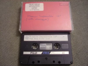 RARE PROMO Mission: Impossible 12" w/ dialogue CASSETTE TAPE Key Code U2 1996 ! - Picture 1 of 2