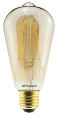 4.5W LED Filament ST64 Bulb, E27, 2500K, 420lm, Non-Dimmable - 29310 - Image 1 of 2