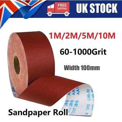 60-1000Grit Sandpaper Roll Abrasive Sand Paper Metal Furniture Sanding Sheets • 5.41£