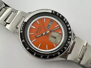 Vintage SEIKO 6139-6040 Orange Ghost Chronograph Automatic Cal 6139B - 40 mm - Picture 1 of 20