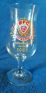 Orig. Biertulpe 1985 BFC Dynamo Berlin DDR Oberliga Meister Fussball Glas Tulpe - Bild 1 von 5