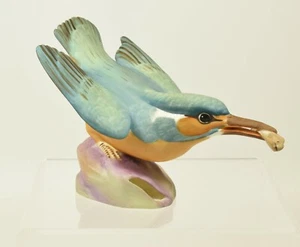 Beautiful Royal Worcester Fine Bone China Bird Figure The Kingfisher 3235 - Picture 1 of 4