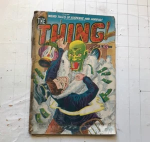 The Thing! 3 Pre-Code Horror Charlton weird tales tyler june 1952 belfi demon! - Picture 1 of 3