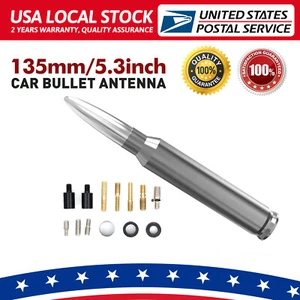 5.3" Universal Car Antenna Radio AM/FM Antena Roof Mast Amplified Signal Aerial - Picture 1 of 12